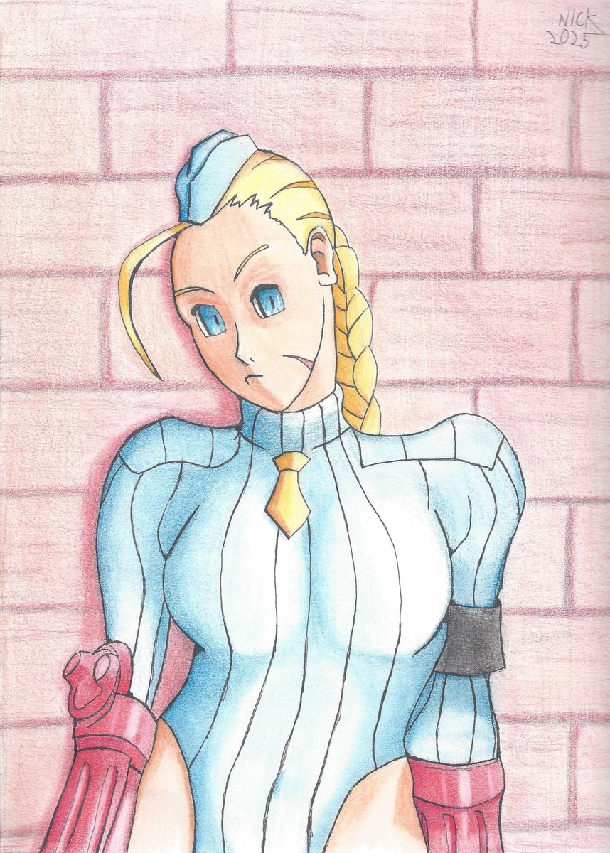 STL_Encore's tweet image. Cammy Alpha (Colored pencil)