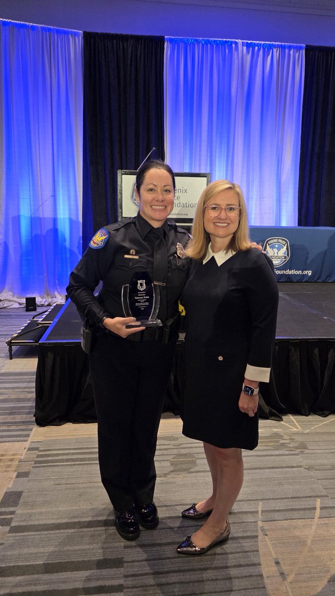 At today’s 8th Annual Women in Blue luncheon, we celebrate the women who lead with courage and integrity, break barriers, and build trust with the communities they protect. 

We thank you for keeping Phoenix safe.