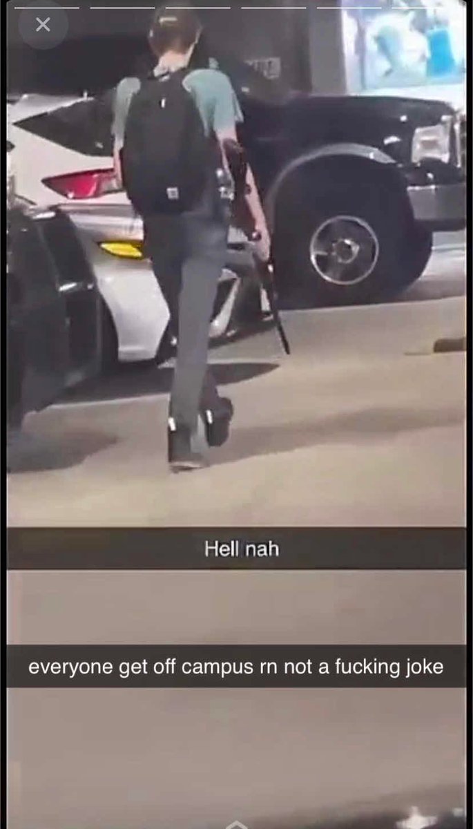 allisonbailey77's tweet photo. @uncw  it took 45 mins for you to send an alert about this dude walking on campus with a gun 👀 45 mins to tell them to shelter in place!!!! https://t.co/Jq0I5xN0oI