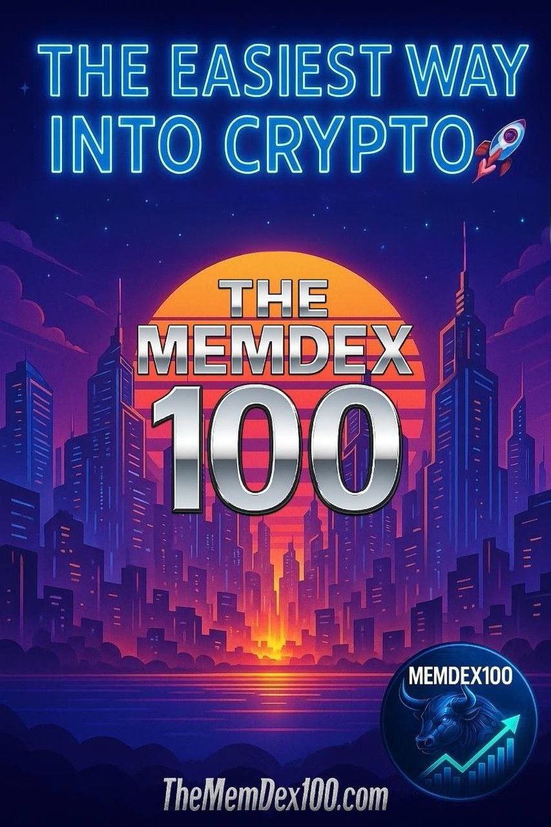Alan C 🐂🪽 (@irishboo1) on Twitter photo <a href="/CoinMarketCap/">CoinMarketCap</a> Moments like this show how far crypto has come. From internet forums to Nasdaq treasuries, the cycle of adoption is real. Every step like this validates why patient holders and communities like $MEMDEX keep building.
Did you know...... 'The MemDex100 Automated Portfolio' <a href="/CoinMarketCap/">CoinMarketCap</a> Moments like this show how far crypto has come. From internet forums to Nasdaq treasuries, the cycle of adoption is real. Every step like this validates why patient holders and communities like $MEMDEX keep building.
Did you know...... 'The MemDex100 Automated Portfolio'