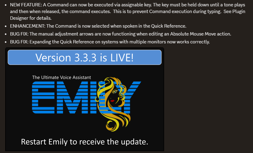 EmilyVoiceComs's tweet photo. Emily has a new update to the software!!! https://t.co/FC8w76sizb