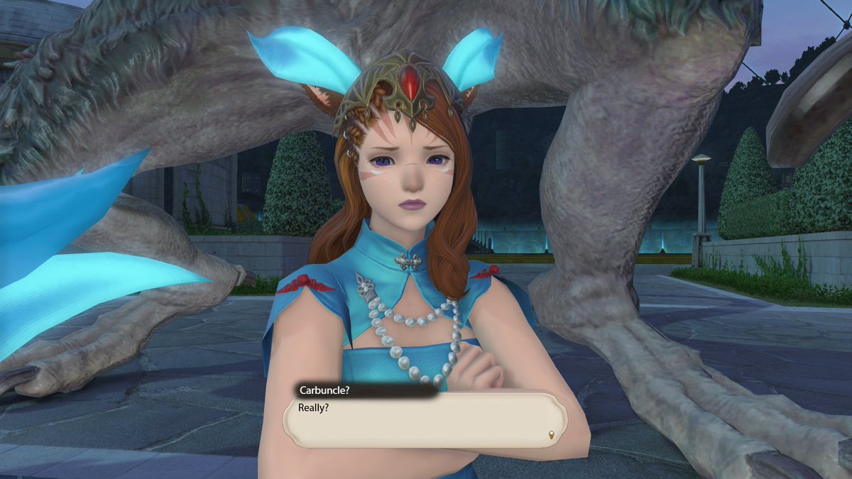 AndieTheFrog's tweet photo. Confusing Adventures of Carbuncle & The Frog: Carbuncle?
#FFXIVDialogueMaker https://t.co/GvNDYVPLnO