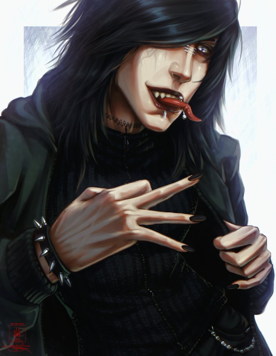 illustrations of my ocs Abbathor and Kriztöfh
#oc #illustration