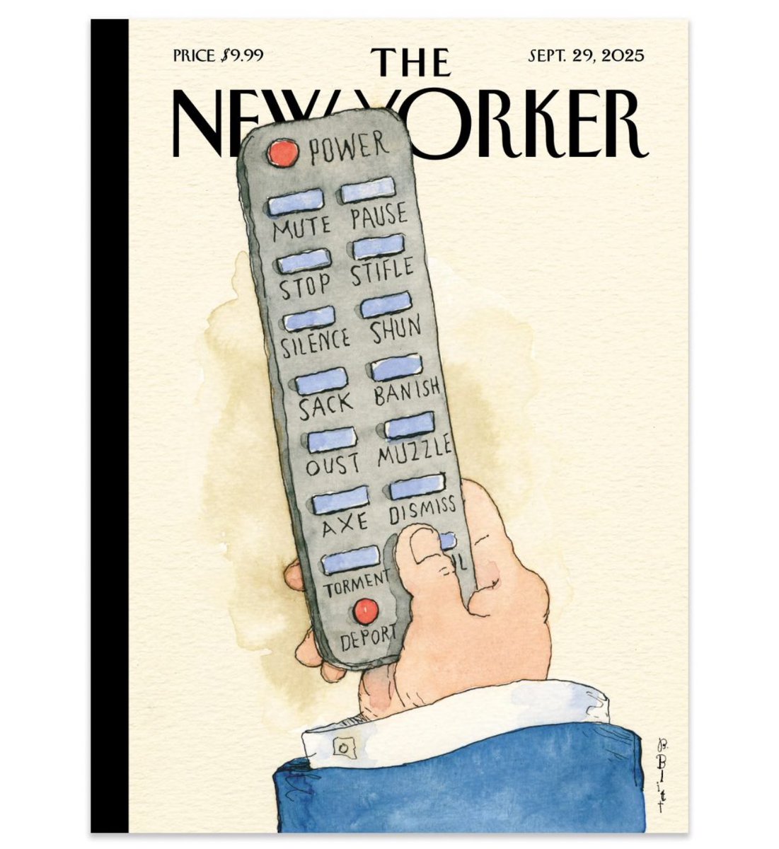 Brutal. A melhor capa da New Yorker em muito tempo.