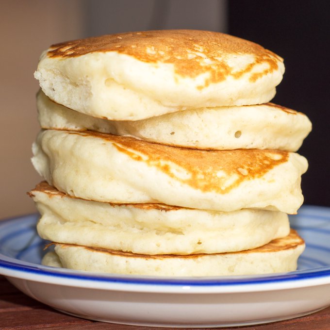Imagínate que así te quedan los pancakes.