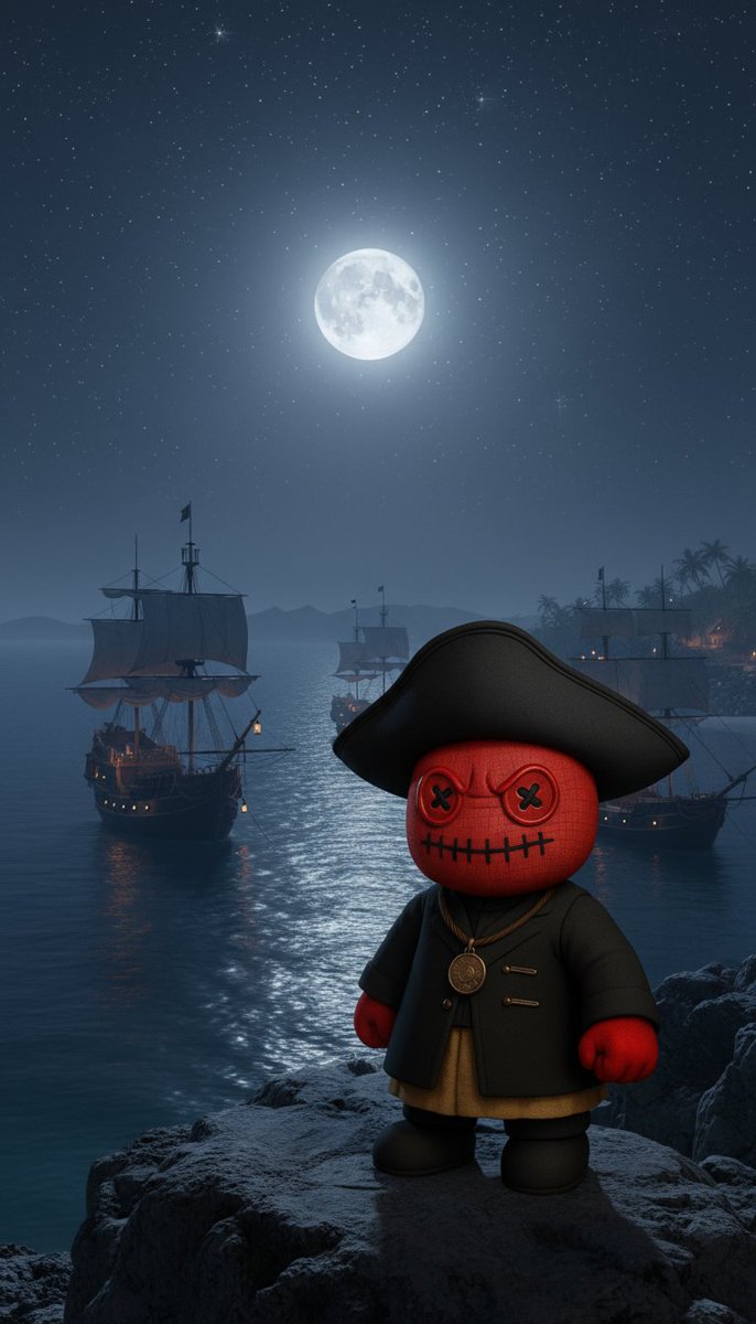 A Vision 👀 Beyond Gold 🪙
Unlike pirates 🏴‍☠️driven by greed, Triton sailed⛵️for a higher purpose. 
He defied empires, plundering their wealth to fund a dream: a free haven for outcasts, sailors, and those rejected by the world. 

His fortune wasn’t just coin—it was a rebellion