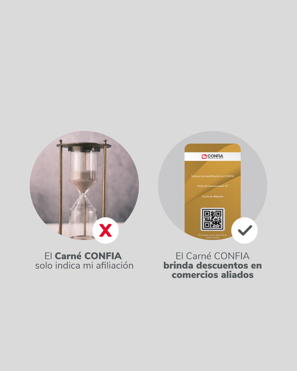 No te dejes llevar por mitos. ​

​El Carné CONFIA sí tiene ventajas reales y te ayuda a ahorrar con descuentos en comercios aliados.