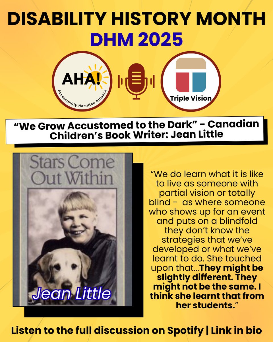 Accessibility Hamilton Alliance tweet media