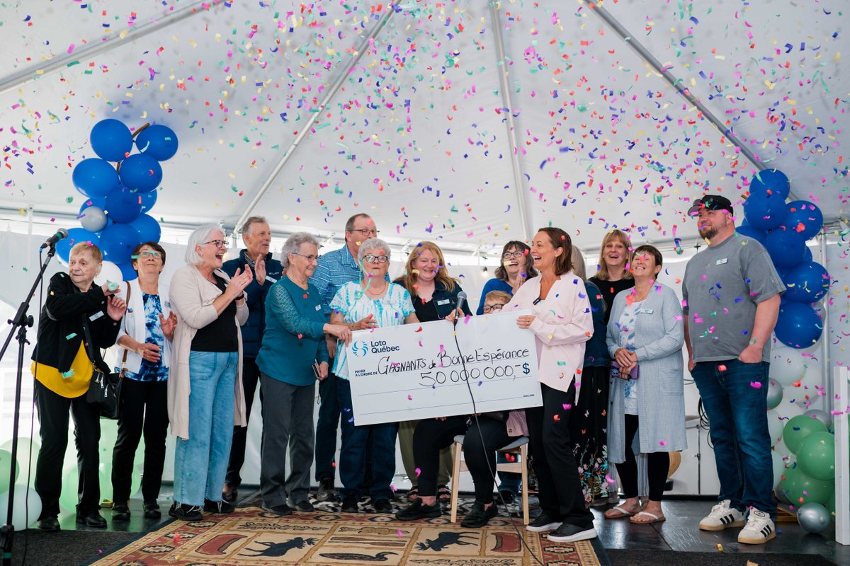 14 residents of a small fishing village in Quebec's Basse-Côte-Nord region won a recent $50M Lotto Max jackpot. They'll each receive a little over $3.5M

Lucky bums 🐟🐟