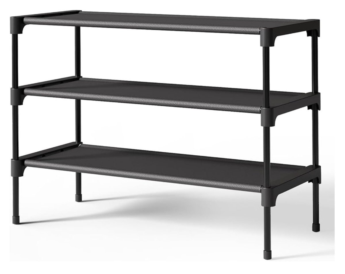 Homegoods2you's tweet photo. Shoes everywhere? 👟 The Kitsure Shoe Rack is sturdy, stackable &amp; easy to set up in minutes. Keeps your kicks neat &amp; dust-free 🙌 👉 https://t.co/MA78O7rMy3

#AmazonFinds #HomeOrganization #ShoeRack #Declutter https://t.co/f4FXbwBxk1