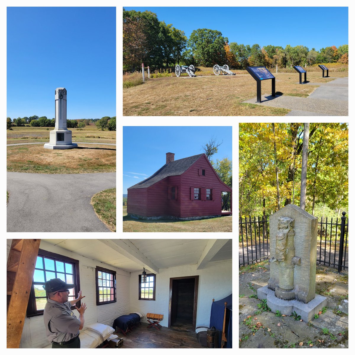 Great time viewing this historic site! Only downer.  It was hot at 29 centigrade for walking the paths and trails around the battle locations. The Neilson House used by American officers and Monument to Benedict Arnold were my favourites.