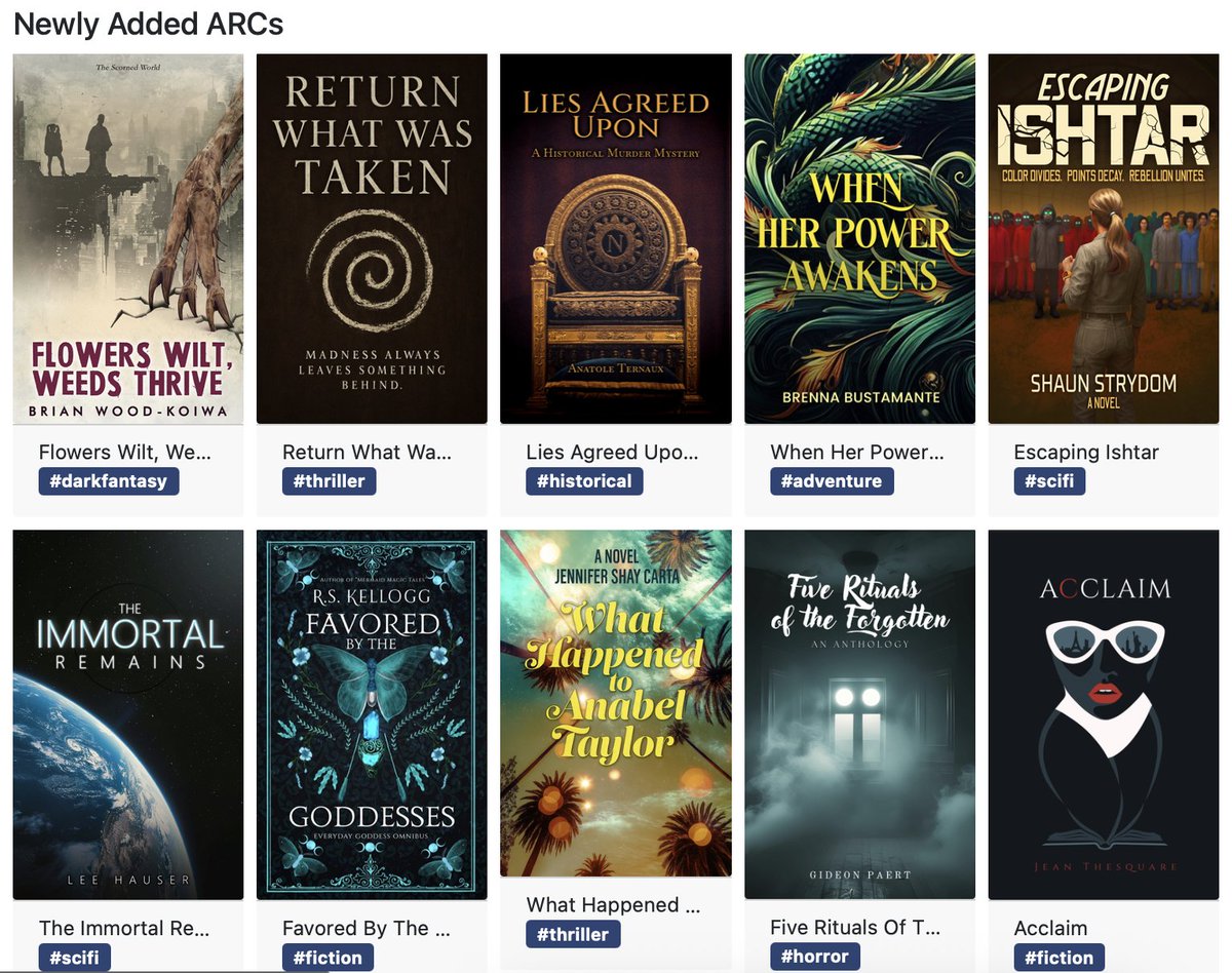 Come read some ARCs for free!

penpinery.com