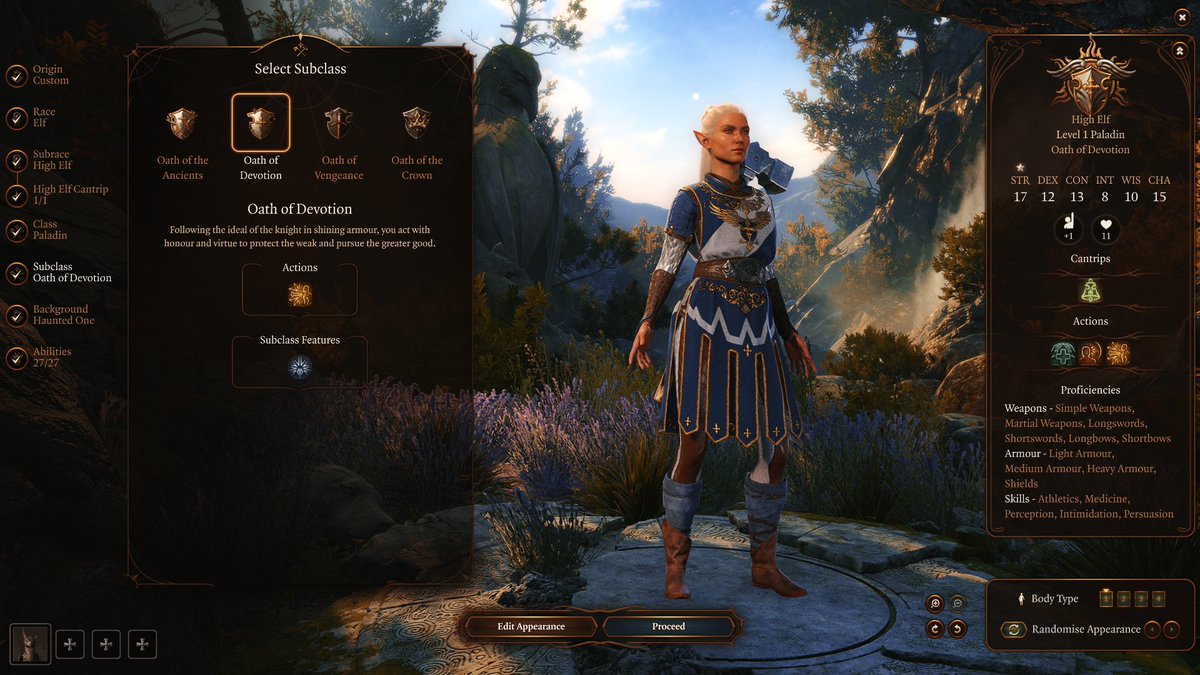 I am definitely not starting my Lydia run over again with the update from the Heads of Crows mod........

I am also not considering playing a paladin like I usually do simply because the Oath of Devotion is there. nope. I am playing a Different class, for sure :)
