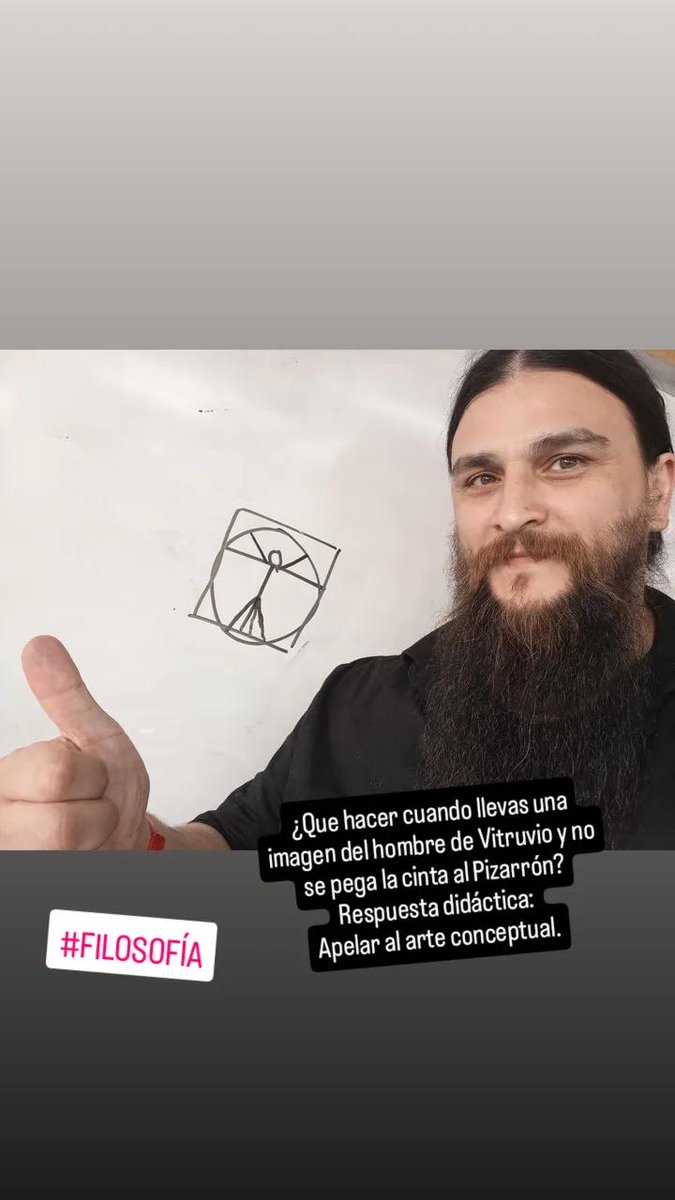 Que nada te impida trabajar con una imagen que no se adhiere en el pizarrón. Sino se pega, la dibujamo'
🧑🏻‍🏫🦉🤣🤷🏻
#antropología
#filosofía
#docente