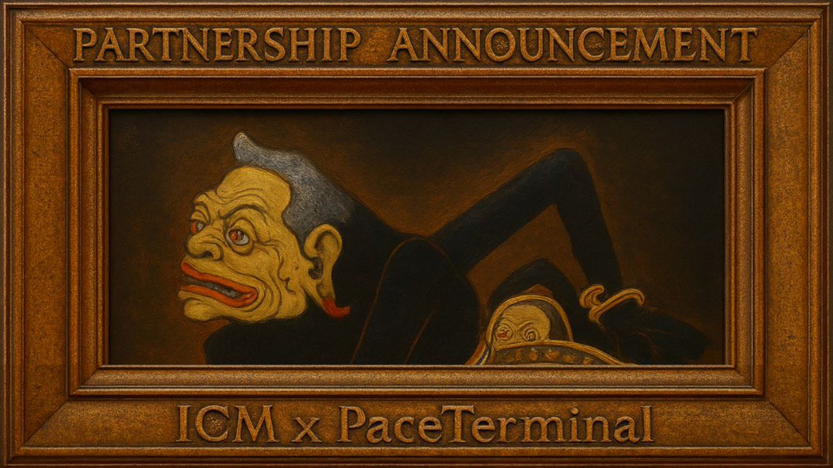 We are proud to announce <a href="/PaceTerminal/">PaceTerminal</a> as our newest $ICM/<a href="/icmdotrun/">ICM.RUN</a> Launch Partner    

Their team has committed 10,000,000 $PACE - worth $1,342.6 to our DAO treasury!    

We look forward to our partnership and the fruit of our aligned interests!
