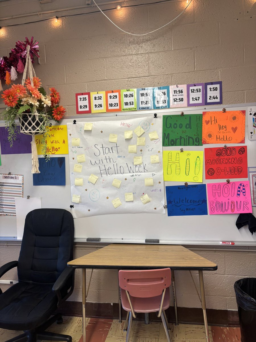 MathWithMsBretz's tweet image. Devil Time Advisory Period today wrote a challenge/ promise for themselves they want to complete for start with hello week 💚