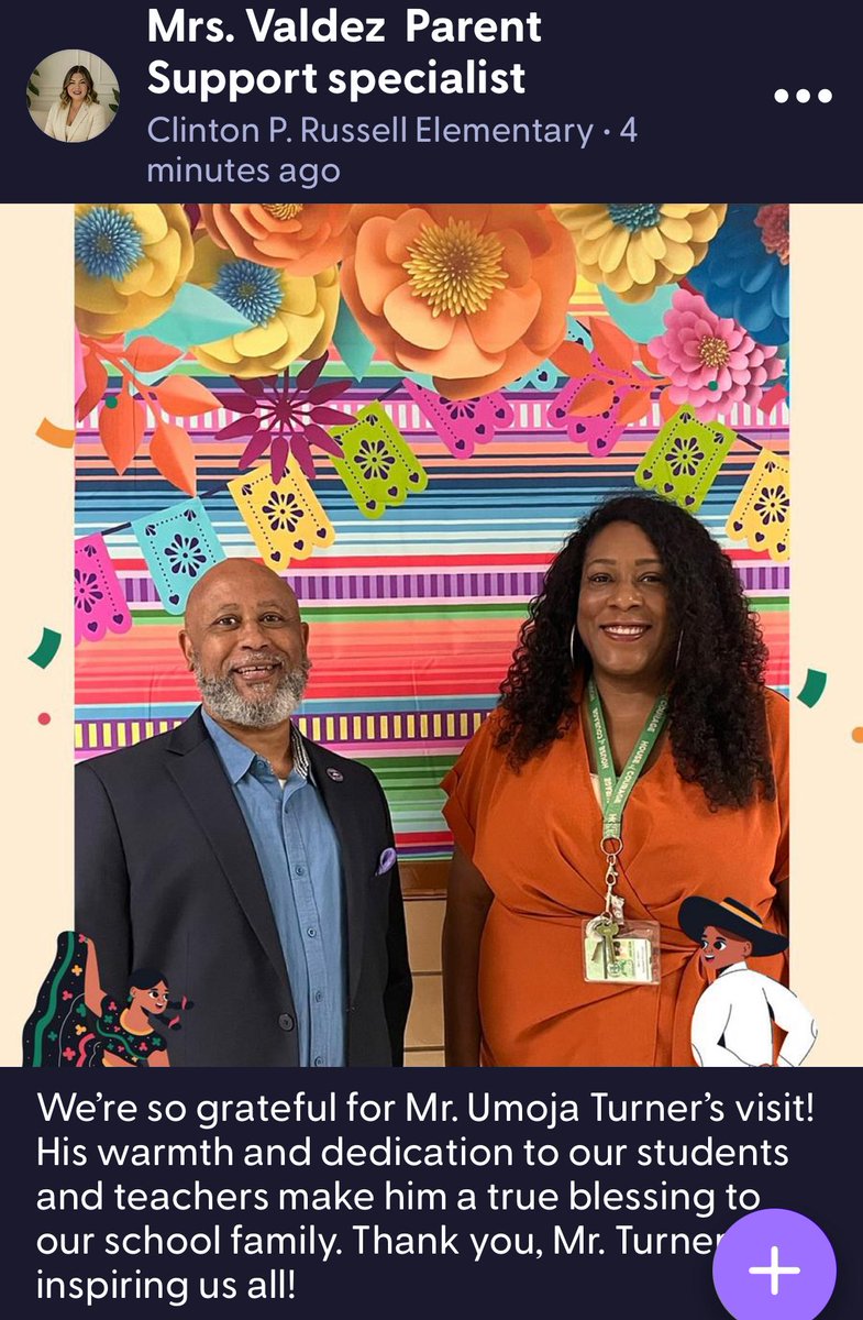 Light, camera on <a href="/UmojaTurner/">Umoja Turner</a>!

Some well-deserved love from our campus via <a href="/ClassDojo/">ClassDojo</a> 

Thank you for your continued support🙌🏻

<a href="/charapace08/">Chara Pace</a> <a href="/Tanya_N_Shelton/">Dr. Tanya Shelton</a>