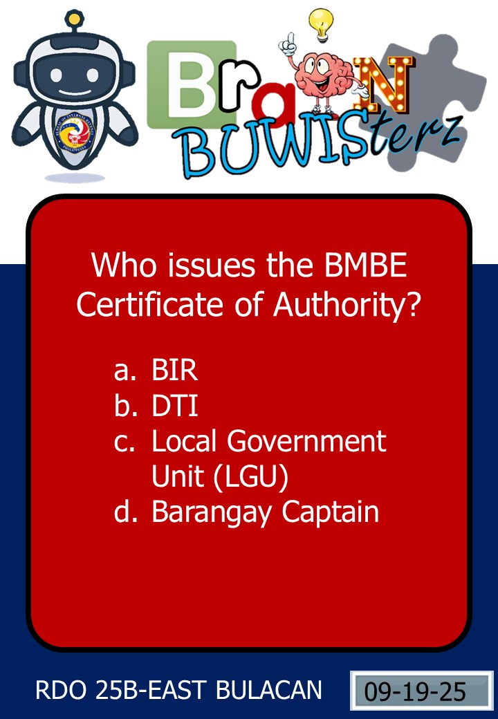 BIR Revenue District Office 25B - East Bulacan tweet media