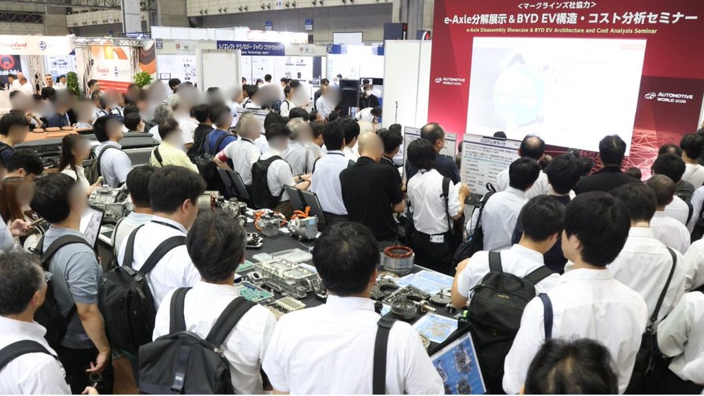 SmartEnergyWeek's tweet image. ✨　／

同時開催展の「オートモーティブワールド」ではBYD車の分解展示も行われています！

関連技術をチェックする絶好の機会です💡

スマートエネルギーWeekの事前登録でごらんいただけます😆

ぜひ覗いてみてください👀✨

#秋もスマエネweek
#展示会
#幕張メッセ
#スマートエネルギーweek…