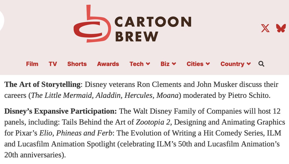 pietroschito's tweet image. Thanks for the mention @cartoonbrew - see you at @LightBoxExpo #lightboxexpo2025 #writeforanimation