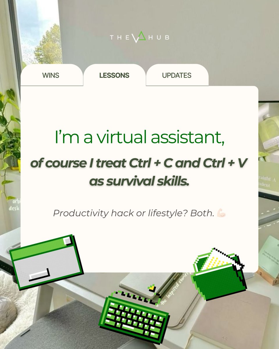 TheVAHubPH's tweet image. Only VAs will get this. 😂
Laugh a little, then comment alin ang pinaka-relatable sa’yo, or drop your own VA life entry!
Because let’s be real, VA life isn’t easy, but every task you complete is proof that you’re winning. 💪
#VirtualAssistant #wfh #remoteworkhumor #PinoyVA