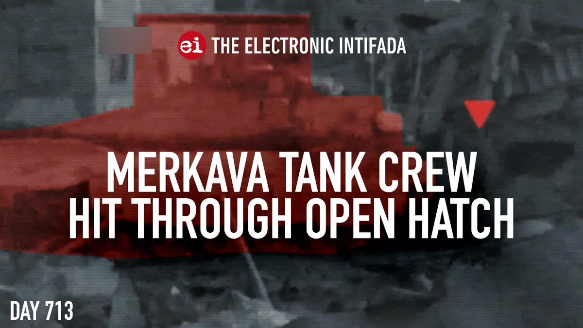 My Gaza report: Mapping IDF's ethnic cleansing of Gaza City; ops breakdown of the Qassam Brigades Barq IED deposited through the hatch of IDF Merkava tank in Jabaliya; Saraya al Quds artillery ops; West Bank ops; Yemeni drone and missile ops; &amp; more. youtube.com/watch?v=Q76SkK…
