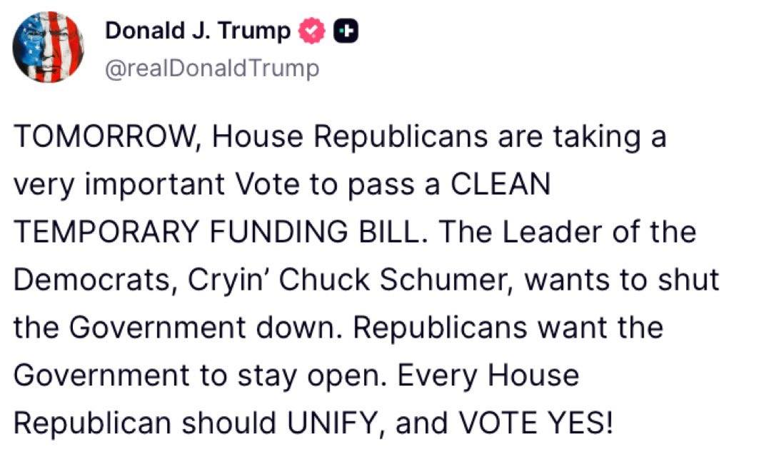Congressman Randy Fine (@repfine) on Twitter photo Republicans need to unite behind our Captain.
I’m voting for MAGA tomorrow. Republicans need to unite behind our Captain.
I’m voting for MAGA tomorrow.