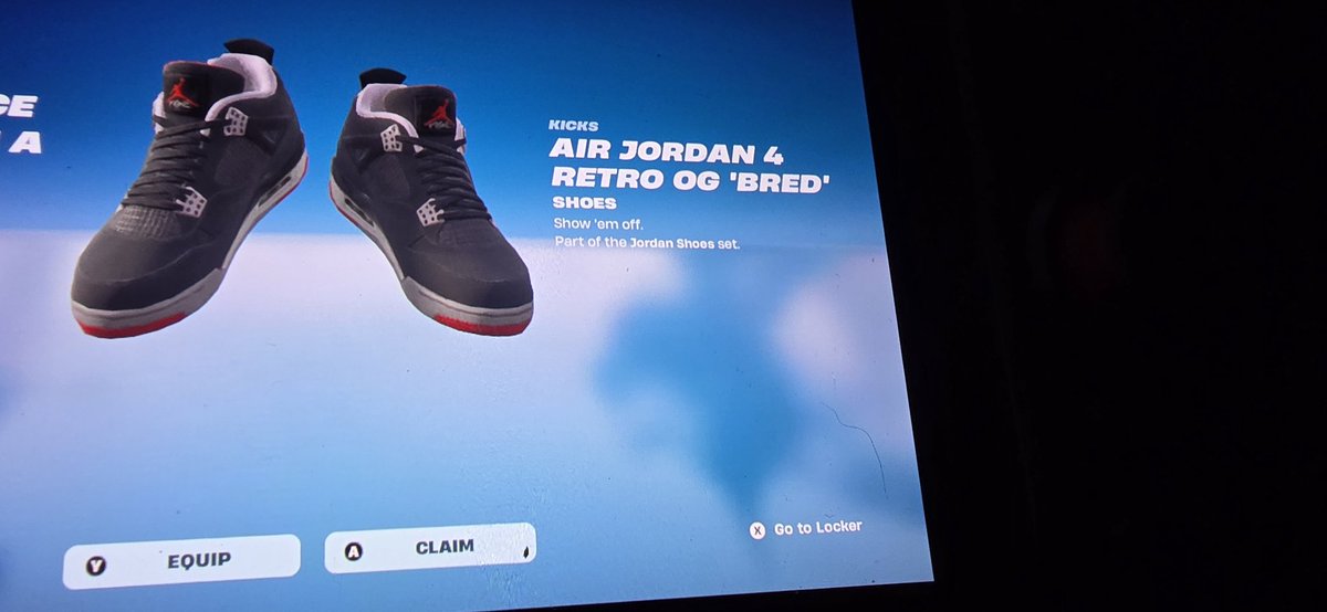 Son gifted me these awesome shoes using code #Wyldstyl3 #Fortnite #daggielegit