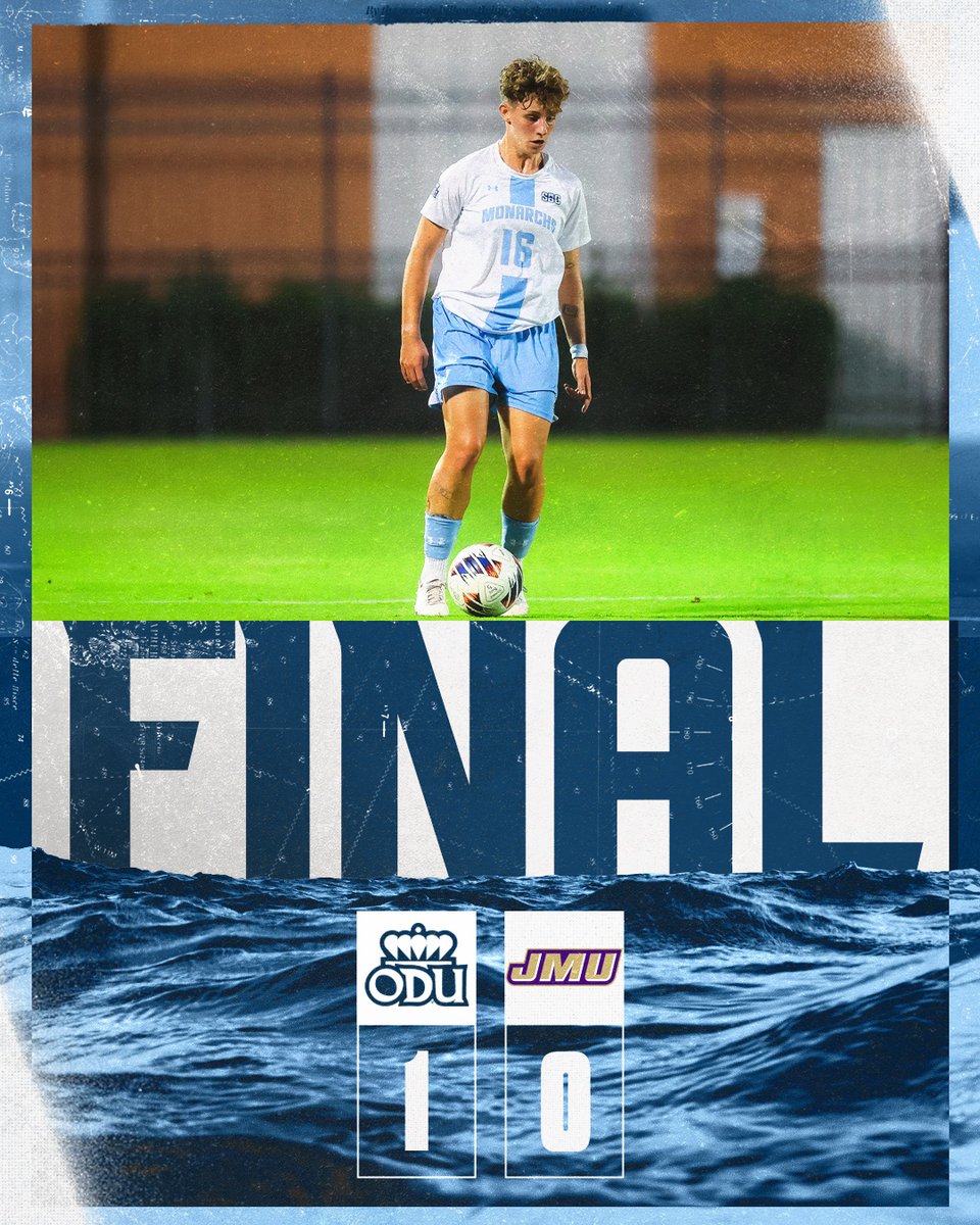 𝐅𝐈𝐍𝐀𝐋

ODU triumphs over JMU in this season's edition of the TowneBank Royal Rivalry! 👑

#ODUSports | #Monarchs |  #ReignOn