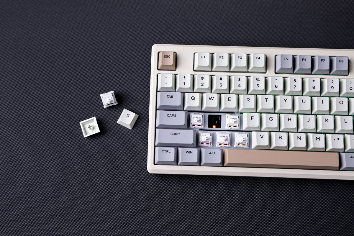 🌌 Dreaming in calm hues? ✨
🎨 Galaxy100 glows in misty Morandi shades + creamy “thock” 🌫️
🪐 A  touch of elegance for my desk 💫

🛒 epomaker.com/products/epoma…

#MechanicalKeyboard #KeyboardSetup #DeskSetup #modding #ModdingKeyboard
#Epomaker #EpomakerGalaxy100