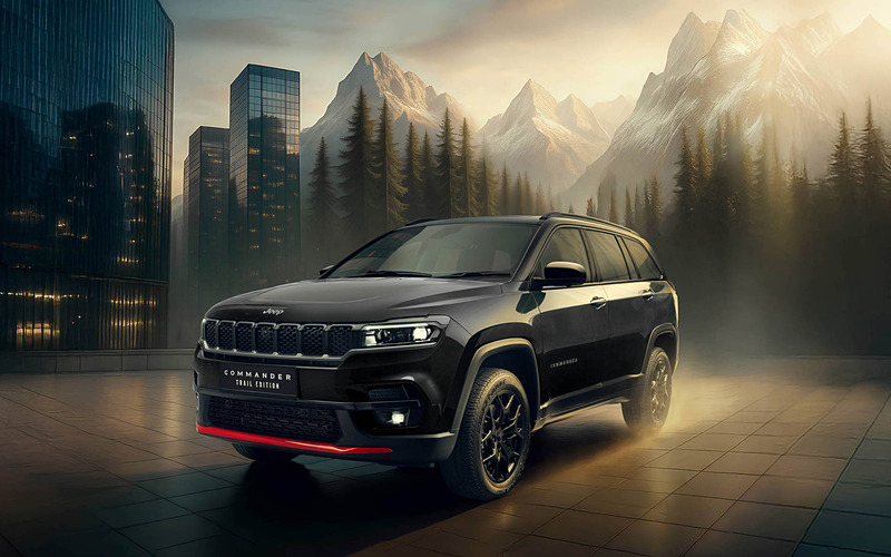 car_watch's tweet image. ジープ、「コマンダー」150台限定車「トレイル エディション」 ブラック＆グレーのボディにレッドアクセントを採用 car.watch.impress.co.jp/docs/news/2048… #Jeep #commander #ジープ #コマンダー