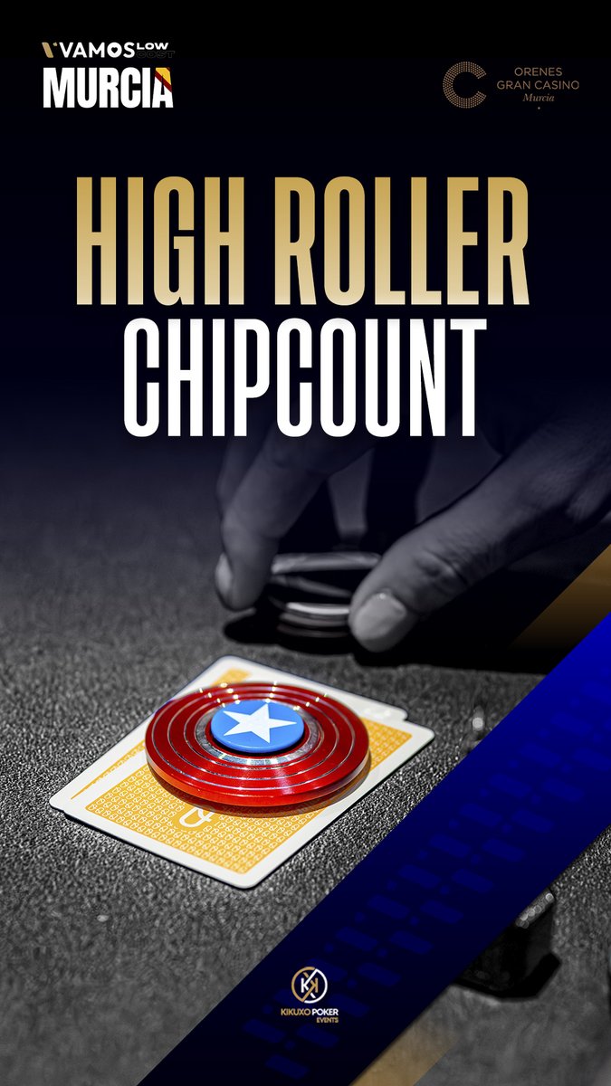 Vamos Poker Tour (@vamospokertour) on Twitter photo 📊 Chipcount High Roller 📊
Consulta aquí el chipcount completo 👇
👉 bit.ly/46rDVl1
📍 <a href="/CASINOMURCIA/">Orenes Gran Casino Murcia</a>
#VPTMurcia #VamosPokerTour 📊 Chipcount High Roller 📊
Consulta aquí el chipcount completo 👇
👉 bit.ly/46rDVl1
📍 <a href="/CASINOMURCIA/">Orenes Gran Casino Murcia</a>
#VPTMurcia #VamosPokerTour