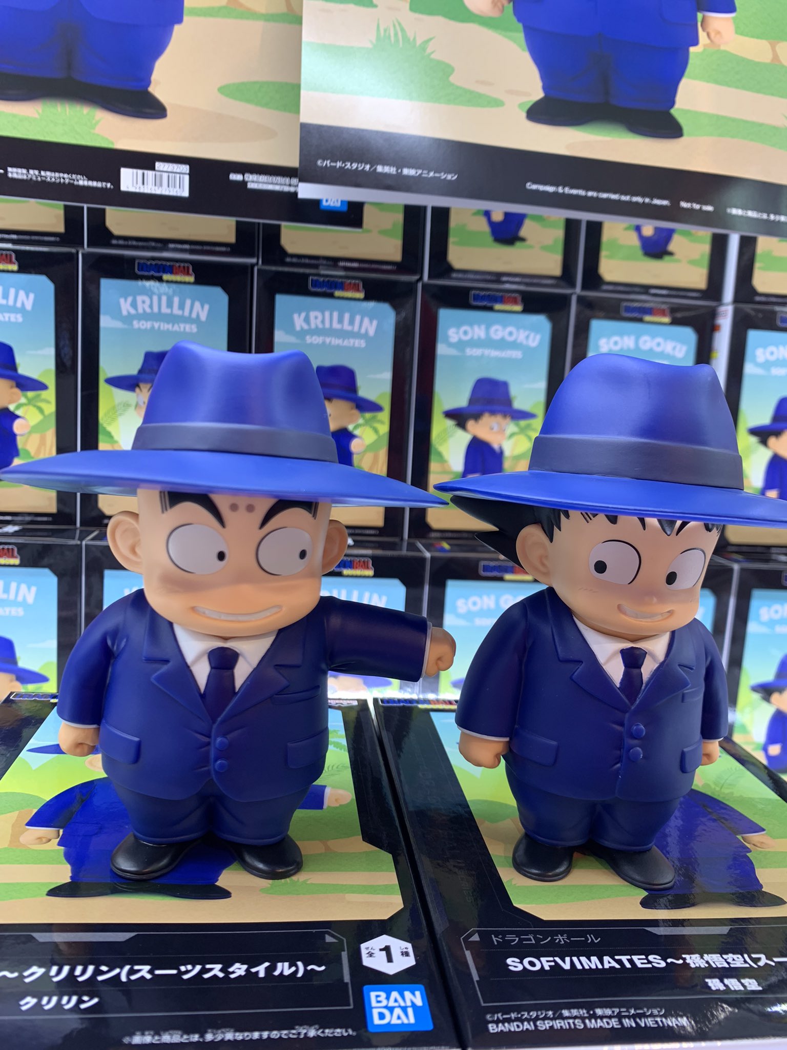 ドラゴンボール　SOFVIMATES　クリリン　孫悟空　スーツスタイル　計12個 ドラゴンボール SOFVIMATES 孫悟空 クリリン スーツスタイル 12個