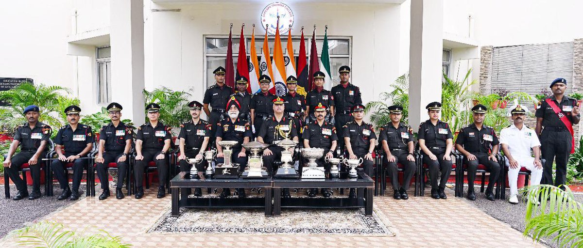dgafms_mod's tweet photo. The ceremonial parade of #MOBC-253 marked a significant milestone for 121 young Medical & Dental Officers, including 32 remarkable Women Officers. Lt Gen Shivinder Singh, AVSM, Commandant #AMC C&C, inspired them to serve with compassion, humility & dedication. Kudos to Maj Aishwainee VG of CH (NC), for being adjudged Best All-Round Officer! These officers not only were trained in military ethos & combat medicine but also attained skill in providing Combat Casualty Care & ATLS. We wish them a bright future in #AFMS!
@adgpi
@suryacommand
@artrac_ia
@SpokespersonMoD