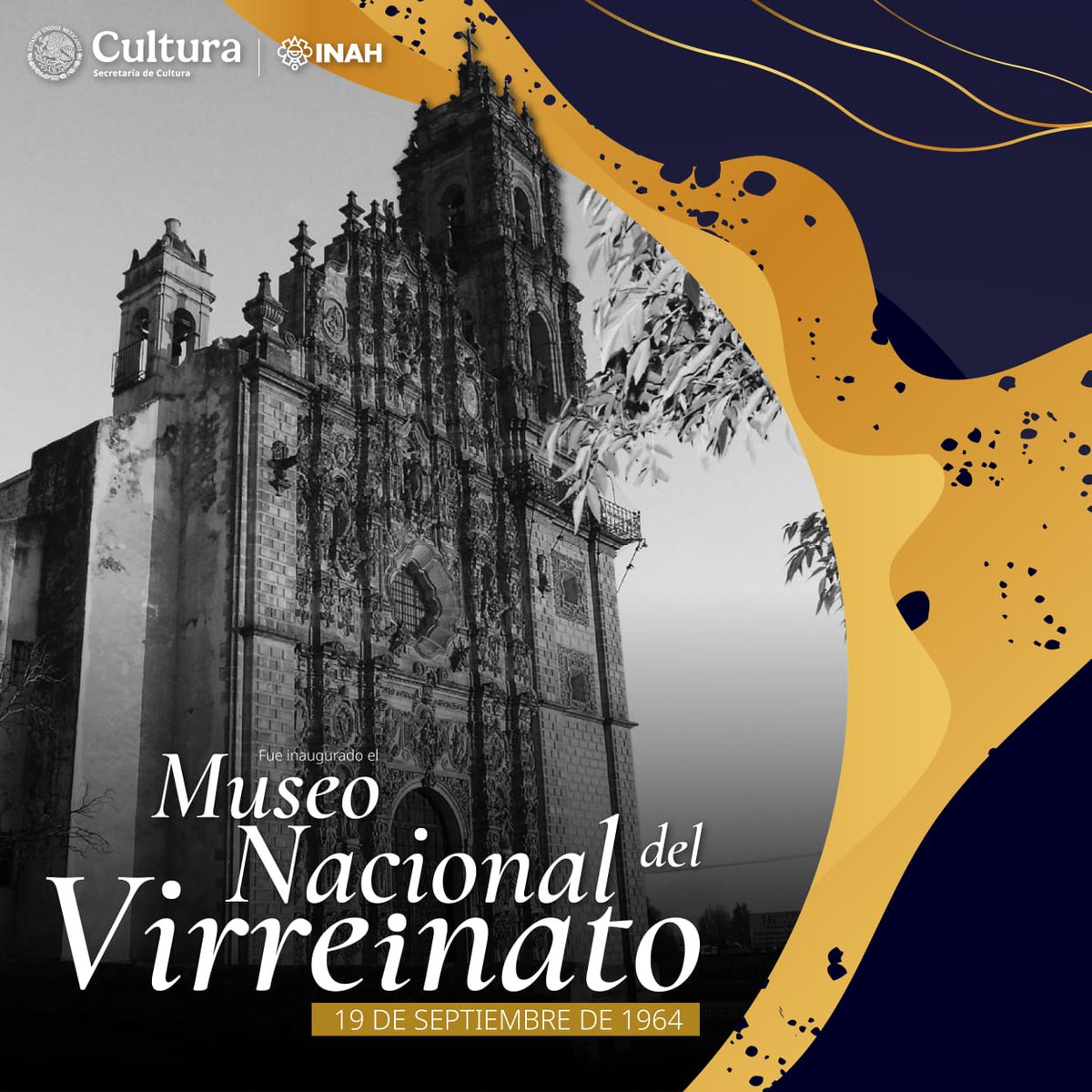 INAH (@inahmx) on Twitter photo ✨ Hoy celebramos el aniversario de la inauguración del Museo Nacional del <a href="/Virreinato/">Virreinato INAH</a>, antiguo Colegio de San Francisco Javier en Tepotzotlán, es un recinto emblemático que alberga la historia a través de su rica colección de arte y objetos del periodo virreinal.
#MuseosINAH ✨ Hoy celebramos el aniversario de la inauguración del Museo Nacional del <a href="/Virreinato/">Virreinato INAH</a>, antiguo Colegio de San Francisco Javier en Tepotzotlán, es un recinto emblemático que alberga la historia a través de su rica colección de arte y objetos del periodo virreinal.
#MuseosINAH