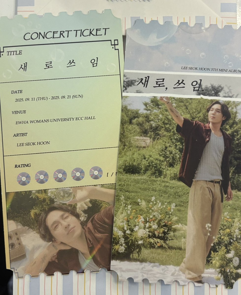 🍀 이석훈 콘서트 막콘 오티 나눔 🍀

오티 9월 21일 막콘에서 20매 소량 나눔합니다 !!! 
뒷면 밑단이 조금 밀려서 인쇄되어서 이 점 괜찮으신 분들만 받아가주세용 !!!
 
장소 및 시간 당일 타래 공지 !