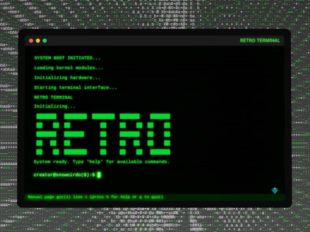 ⚡Retro Terminal - The Dev Console  

Imagine a world where your website isn't just a static page, but a living, breathing retro-style terminal.  

🔥👉 It's on <a href="/vibeframer/">VibeFrame</a>: vibefra.me/components/c14…

#framer #terminal #retro #buildinpublic #vibeframer #webdesign #uiux