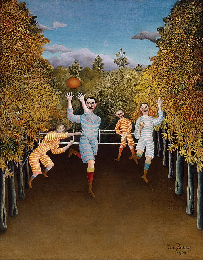 Henri Rousseau
"The Football Players"
1908