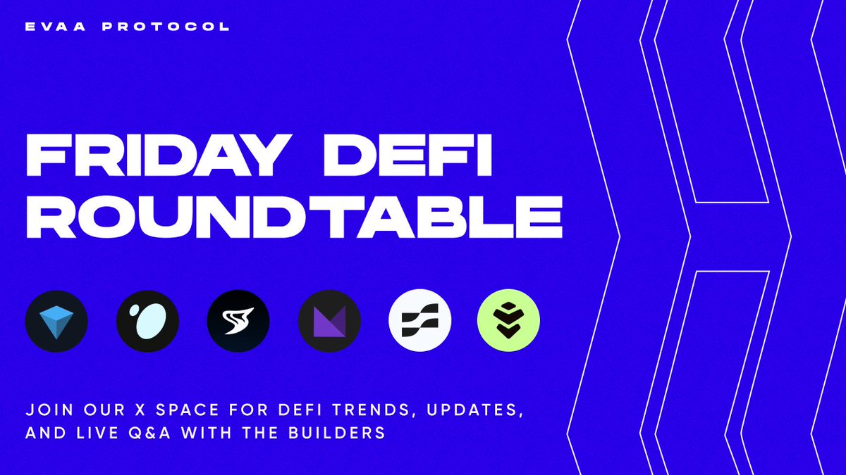evaaprotocol's tweet image. Want to understand today’s DeFi?

Join us live today on @evaaprotocol at 16:00 CET (15:00 UTC) to learn about news, trends, strategies, and updates directly from the builders.

Guests: @tonkeeper @tonstakers @sydefi @FivaProtocol @BidaskProtocol @wardenprotocol