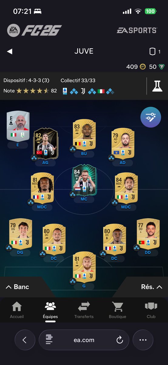 Atscalini's tweet photo. @isma_juve @FansdeFUT 🤍🖤 https://t.co/wqcI4WSWIv