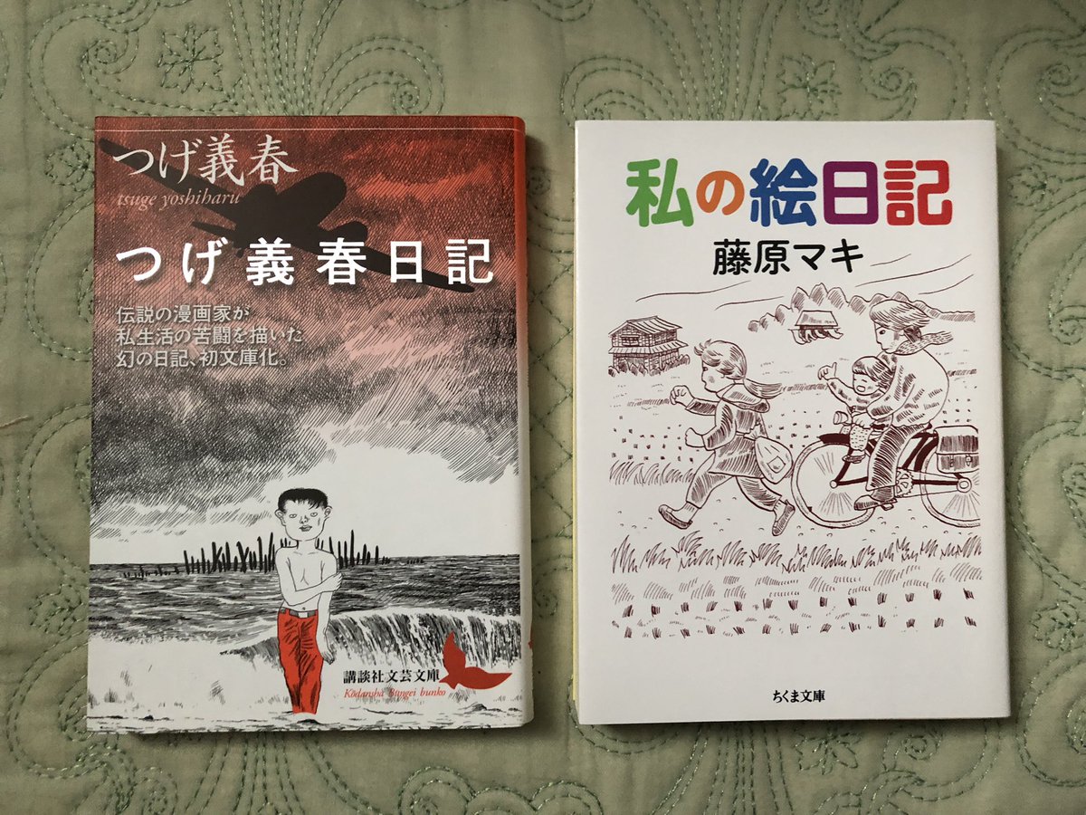 つげ義春日記』に続いて、藤原マキ『私の絵日記』読み始めた。素朴で