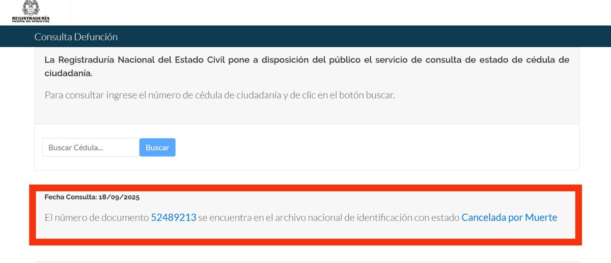Aquelarre118's tweet image. 📢ATENCIÓN COLOMBIA📢
GRAVE Y BURDO MONTAJE CONTRA EL SARGENTO CHALA @SARGENTOCHALA DONDE UTILIZAN EN UNA FALSA DENUNCIA UN PSEUDÓNIMO DE UN SUPUESTO ABOGADO CÉDULA DE CIUDADANÍA DE UNA FALLECIDA Y TARJETA PROFESIONAL INEXISTENTE, además de otras irregularidades. Esto ratifica…