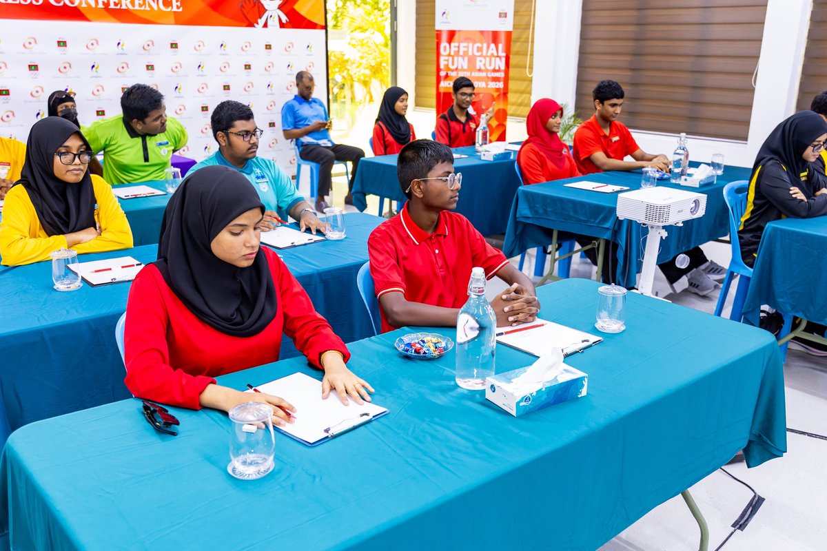 AGFunRun's tweet photo. The 10th Aichi-Nagoya Asian Games Fun Run at Maldives Hurra Island with population1200.Tree Plantation, Asian Games Drawing Contest, Fun Run PC on Thursday.Asian Games for All Program goes deep into community of Maldivian community to promote Asian Games. @AsianGames_2026 https://t.co/agcGrXH95O