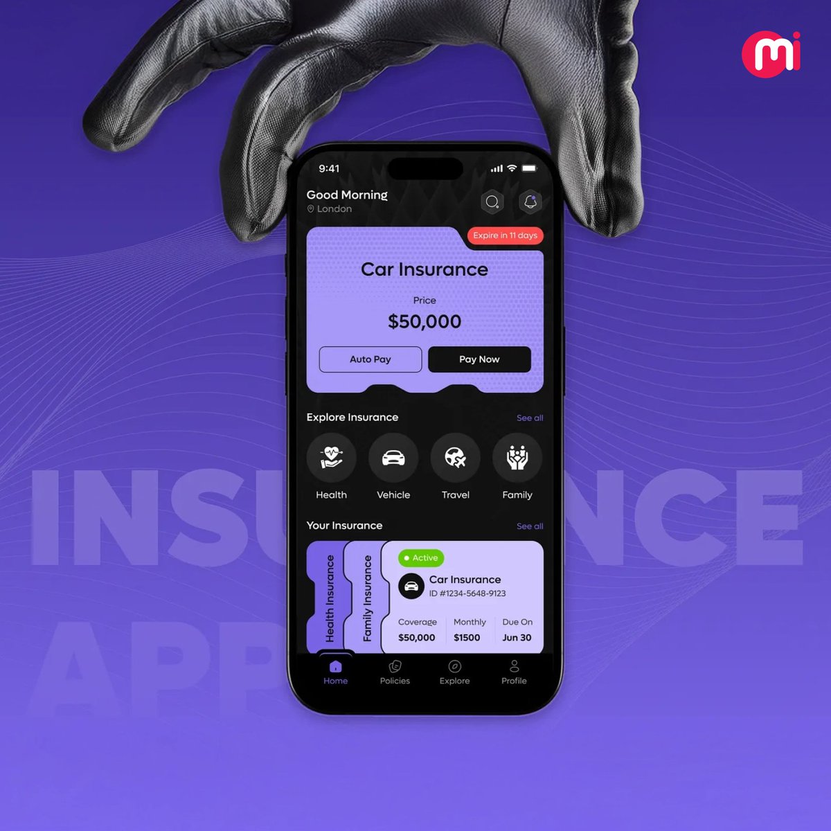 Mindinventory's tweet image. Explore our latest insurance app design from our comprehensive mobile app design series a cutting-edge Insurance Management App crafted specifically for today&apos;s digital-savvy policyholders. 📱🛡️

#AppDesign #Insurance #UIUX #UIDesign #ManagementApp #AppUI #Technology #AISolutions
