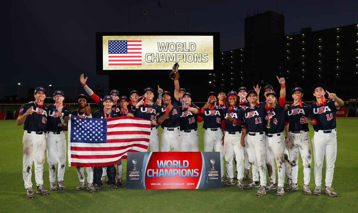 The WBSC U-18 Baseball World Cup ended a couple of days ago. Congratulations to USA for recapturing the world title, and to the LOC for delivering a fantastic tournament that concluded perfectly with a thrilling baseball game witnessed by a sold-out crowd.
#BaseballWorldCupU18