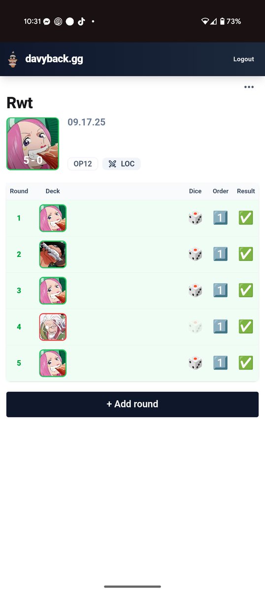 Pre-Nats local win, let's hope the win streak continues into it and I didn't just use all my Luck