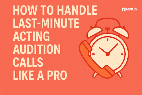 reelOnApp's tweet image. Got an audition call out of nowhere? Handle it like a pro!
Stay calm, prep smart, know your material, &amp;amp; let your confidence do the talking.

Read more: blog.reelon.com/career-tips/ho…

#Acting #Audition #ActorTips #PerformingArts #LastMinuteAudition #ProTips #ActorLife