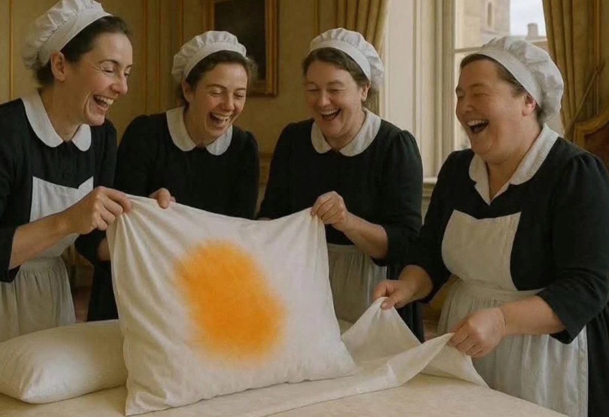 Meanwhile, at Windsor Castle this morning ......