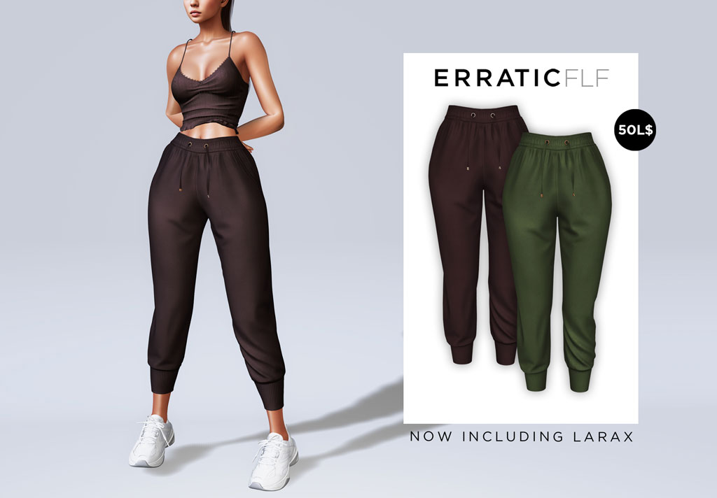 fawn - pants 50L$ PROMO + 50% flash sale

! FLF Promo !
fawn - pants / SE mocha + SE olive (FLF exclusive colors!)
for 50 L$ only this weekend!
flic.kr/p/2rug9Cy

Now updated for LaraX!

LIKE, SHARE &amp; COMMENT
#erratic