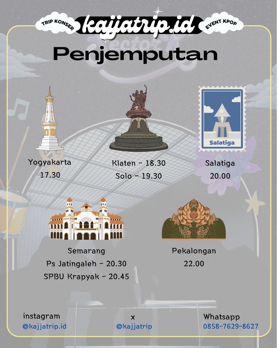 kajjatrip's tweet photo. Open Trip PREMIUM Sector K in Jakarta Day 2 
Titik jemput area joglosemar
Seat legrest (semi rebahan bestie🤩), transit di apart, makan 3x, snack 2x
Cocok buat kaum remaja jompo
Trusted since tds 2, banyak testi juga di ig 🤩 https://t.co/EksZA5jVJM